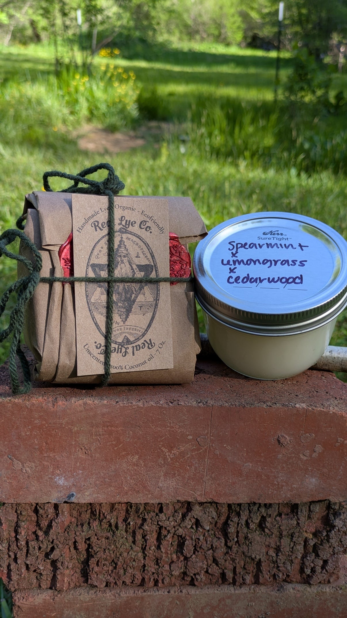 Organic Spearmint x Lemongrass x Cedarwood Liquid Soap – Made from Handcrafted Lye