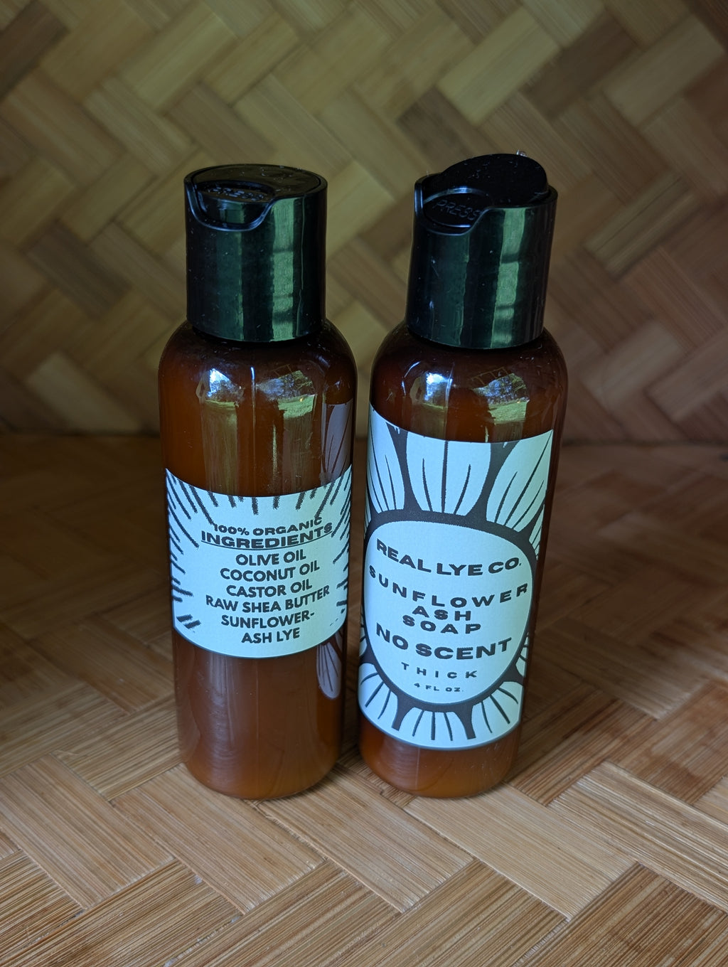 Unscented | Thick Body Wash | Sunflower Ash Liquid Soap