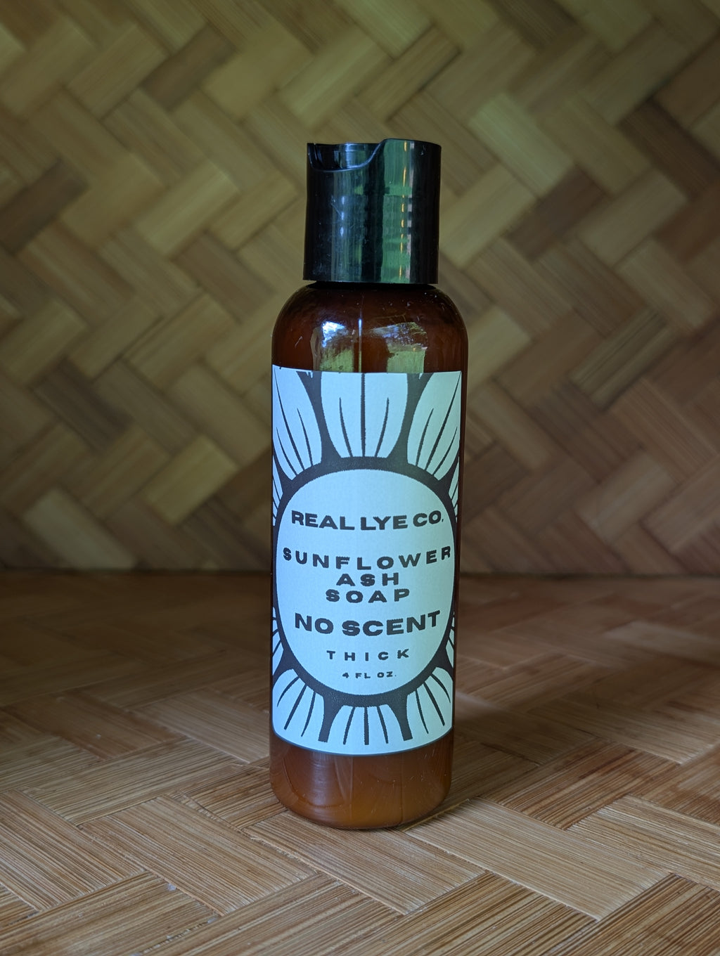 Unscented | Thick Body Wash | Sunflower Ash Liquid Soap