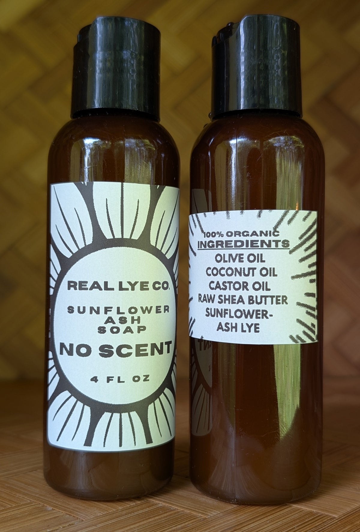 Unscented | Body Wash | Sunflower Ash Liquid Soap
