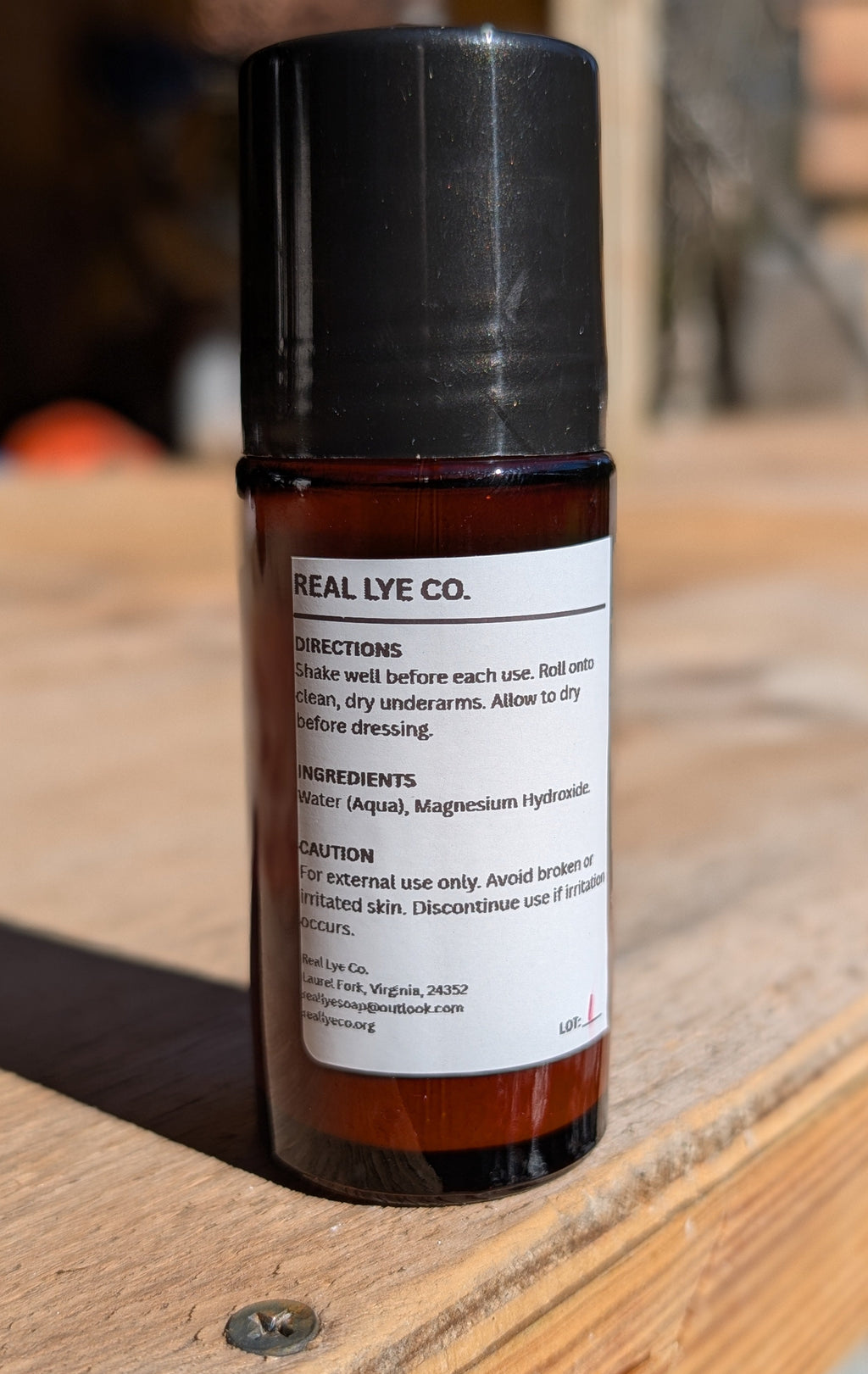 Rock Castle – Magnesium Roll On Deodorant | Unscented 50 mL