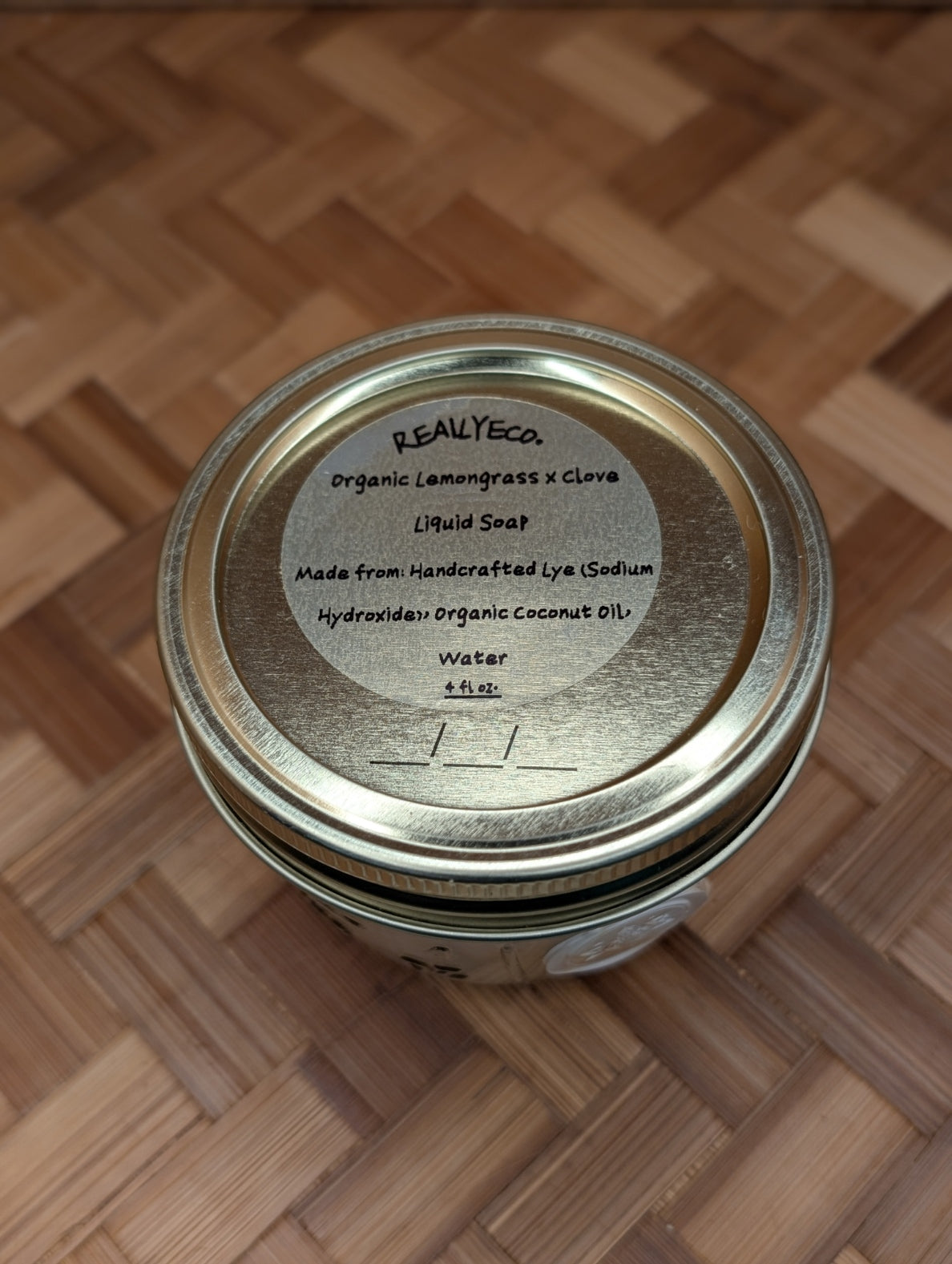 Organic Lemongrass x Clove Liquid Soap – Made from Handcrafted Lye