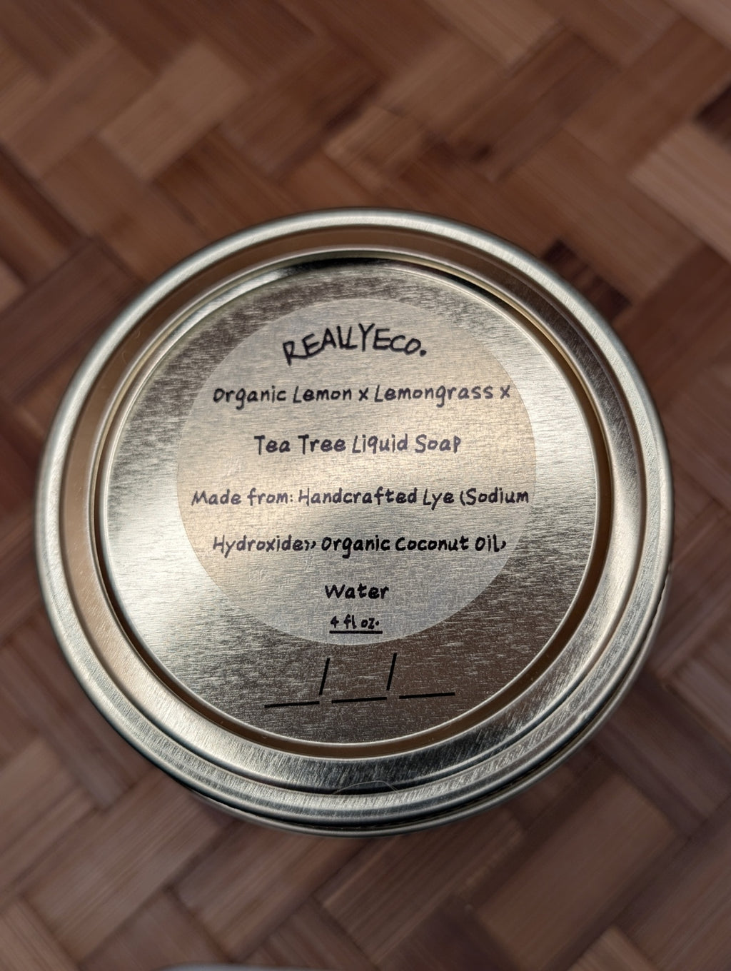 Organic Lemon x Lemongrass x Tea Tree Liquid Soap – Made from Handcrafted Lye