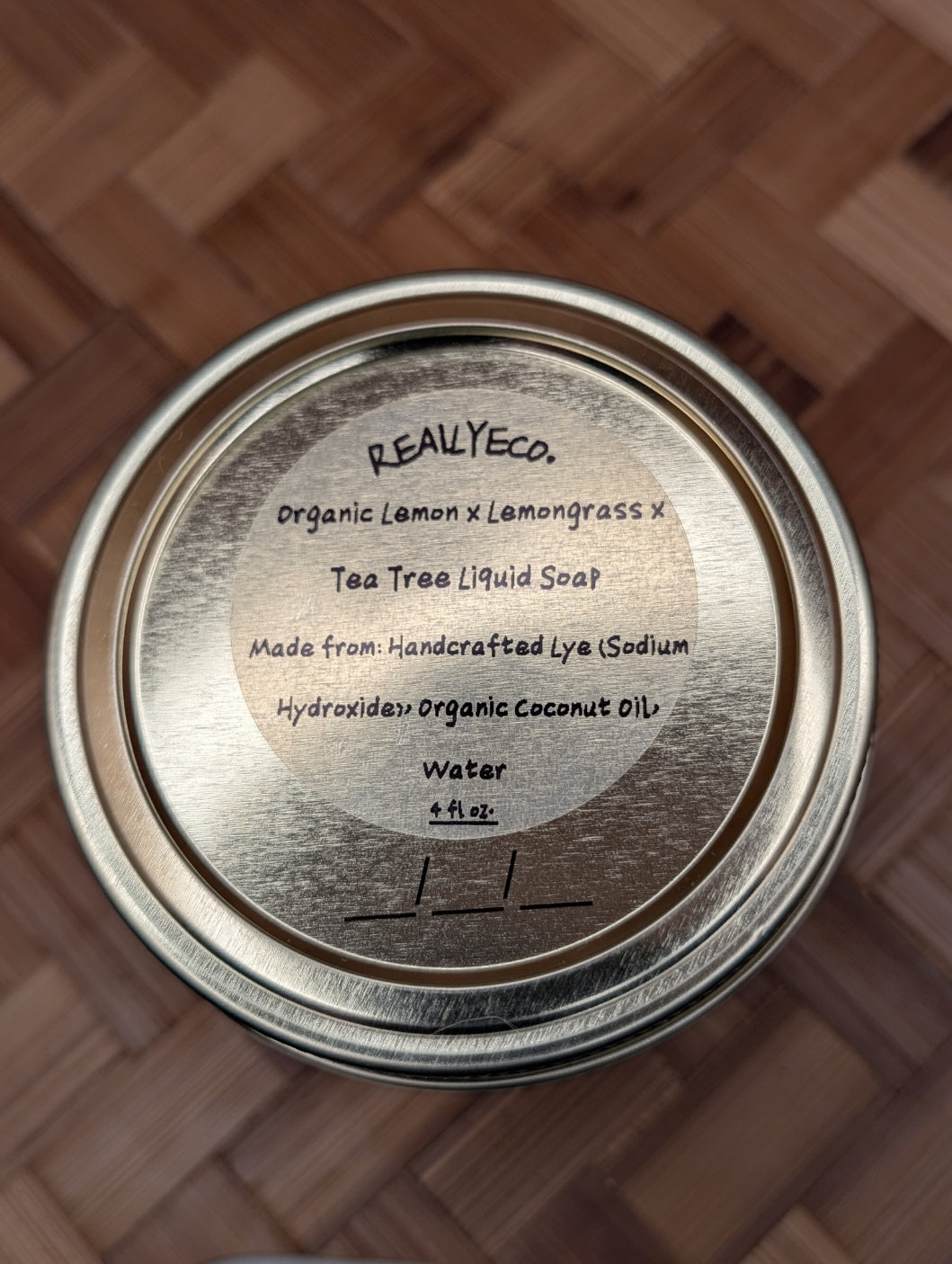 Organic Lemon x Lemongrass x Tea Tree Liquid Soap – Made from Handcrafted Lye