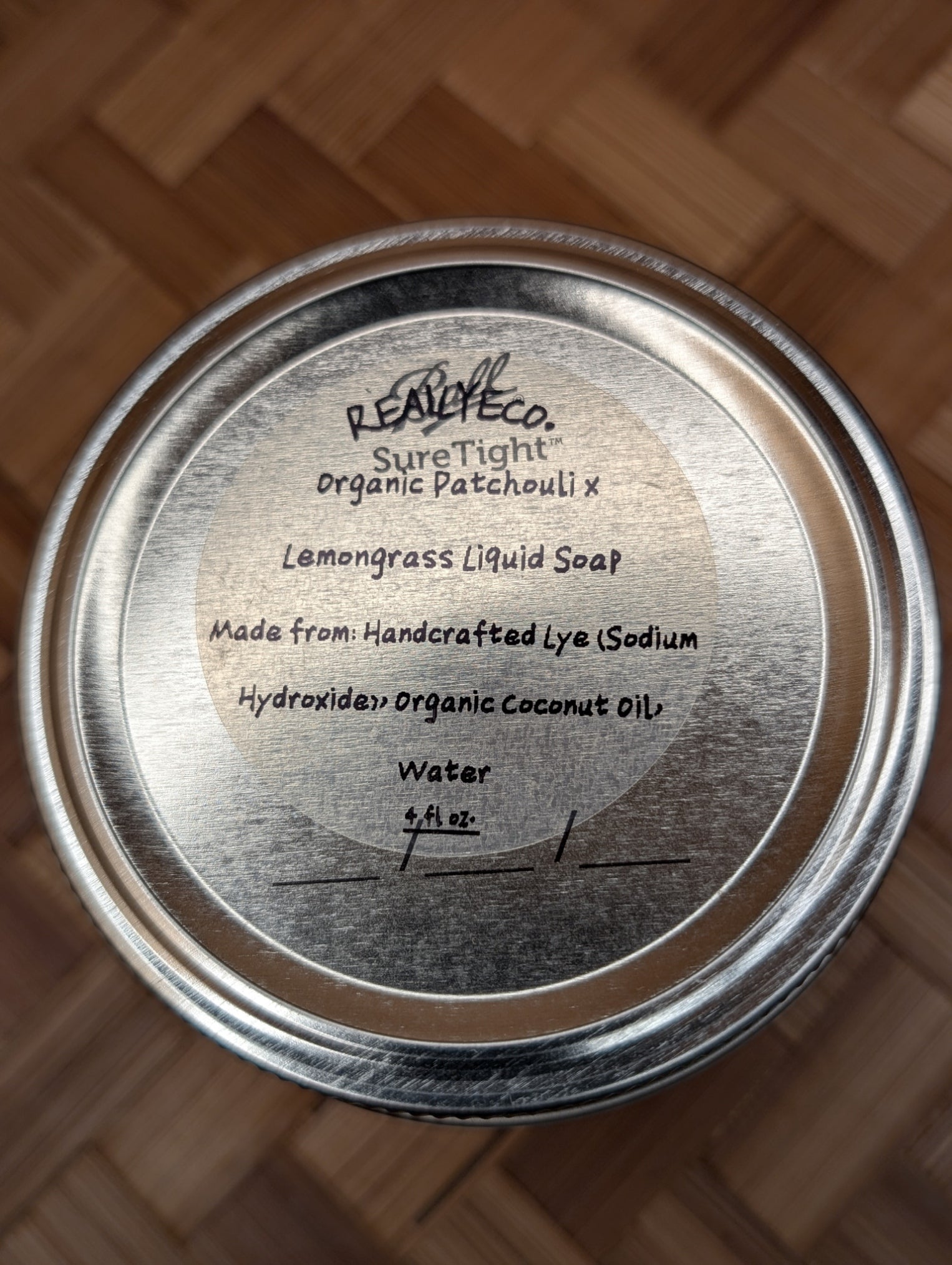 Organic Patchouli  x Lemongrass Liquid Soap – Made from Handcrafted Lye