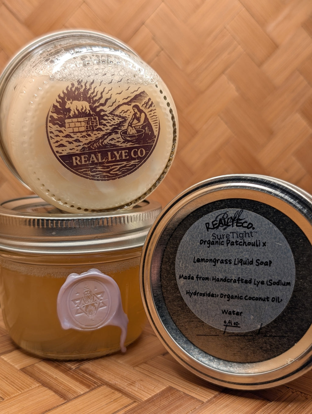 Organic Patchouli  x Lemongrass Liquid Soap – Made from Handcrafted Lye
